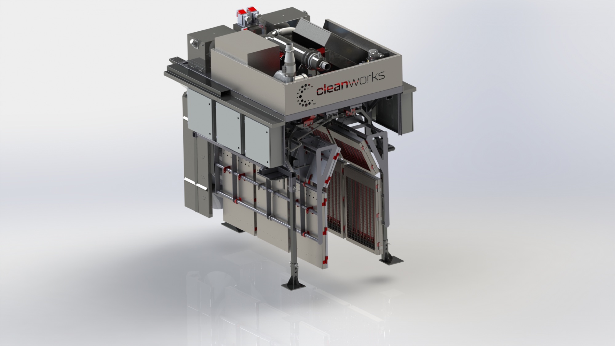 CleanWorks stainless processing machine engineered by PLM