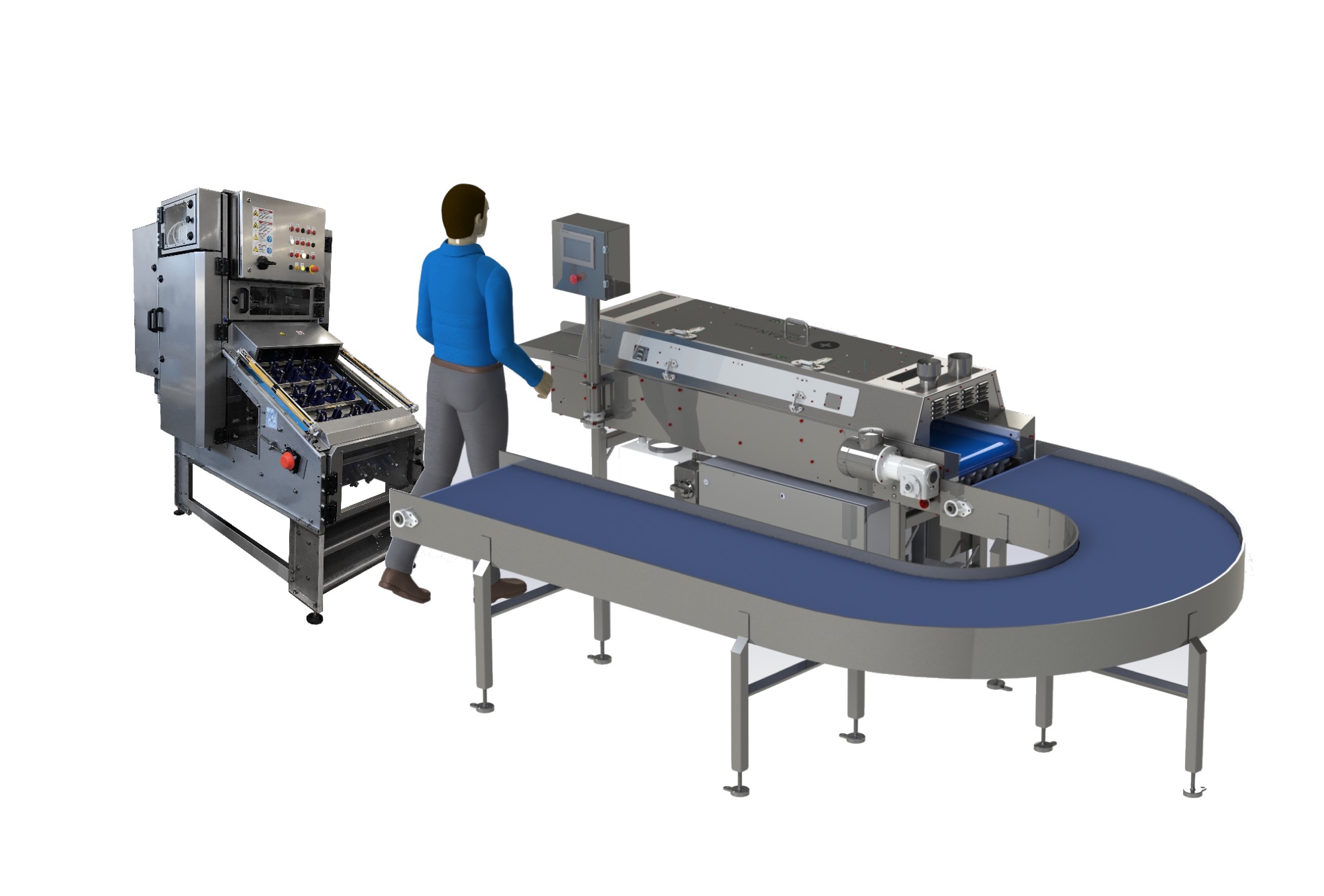 Machine layout reviewed in 3D before any metal is cut