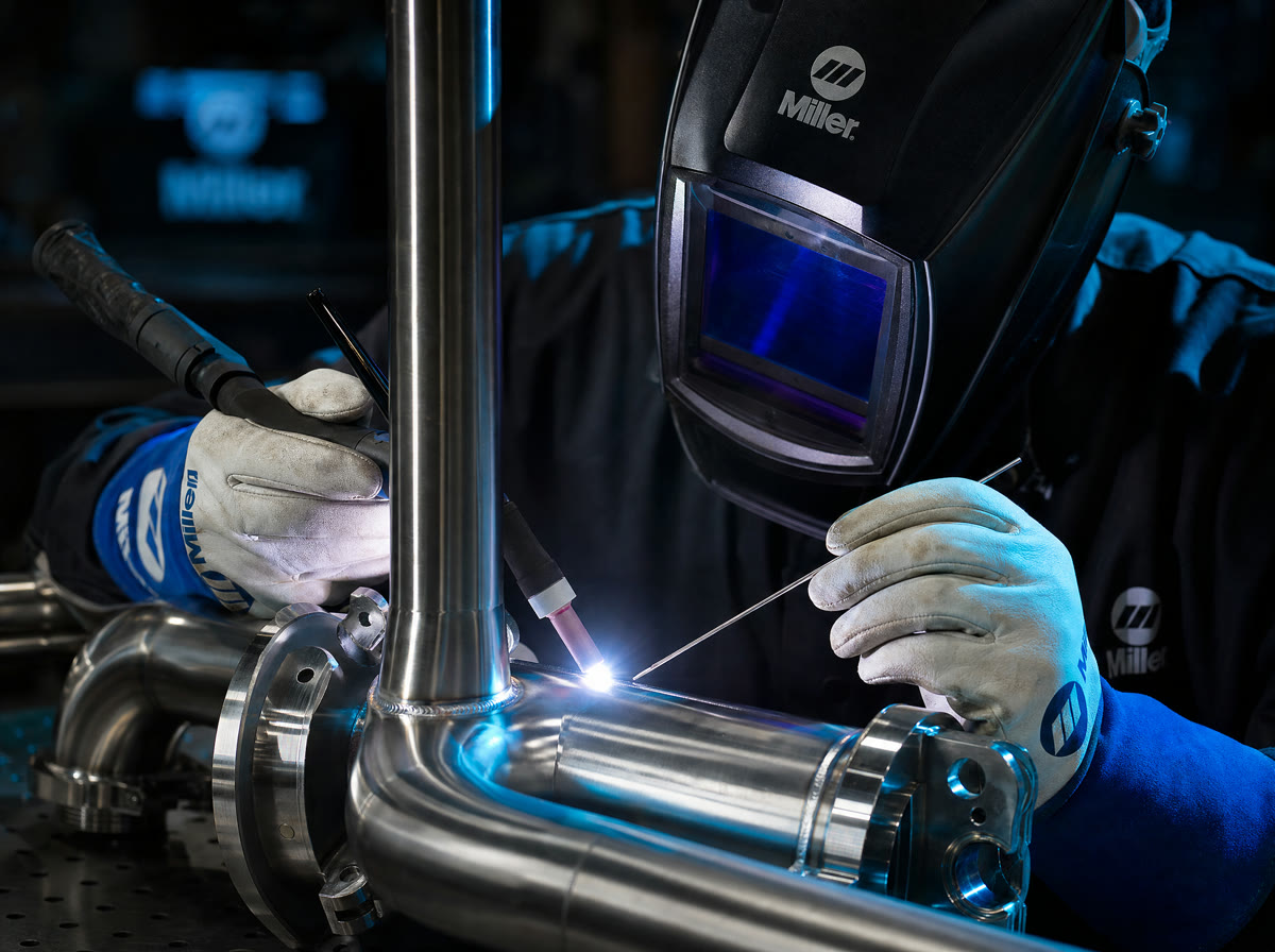 Welding and mechanical assembly work