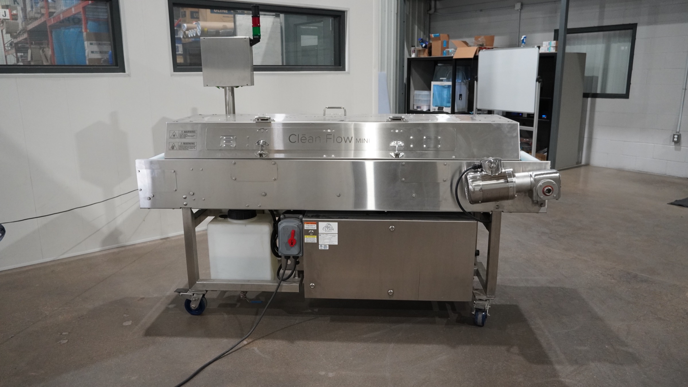 Clean Flow Mini machine built by Pure Life Machinery